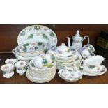 Royal Albert Berkeley dinner ware and a coffee set, approximately fifty-three pieces in total,