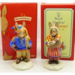 Two Royal Doulton Bunnykins figures, Winter Lapland and Summer Lapland,