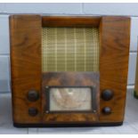 A HMV 653 radio,