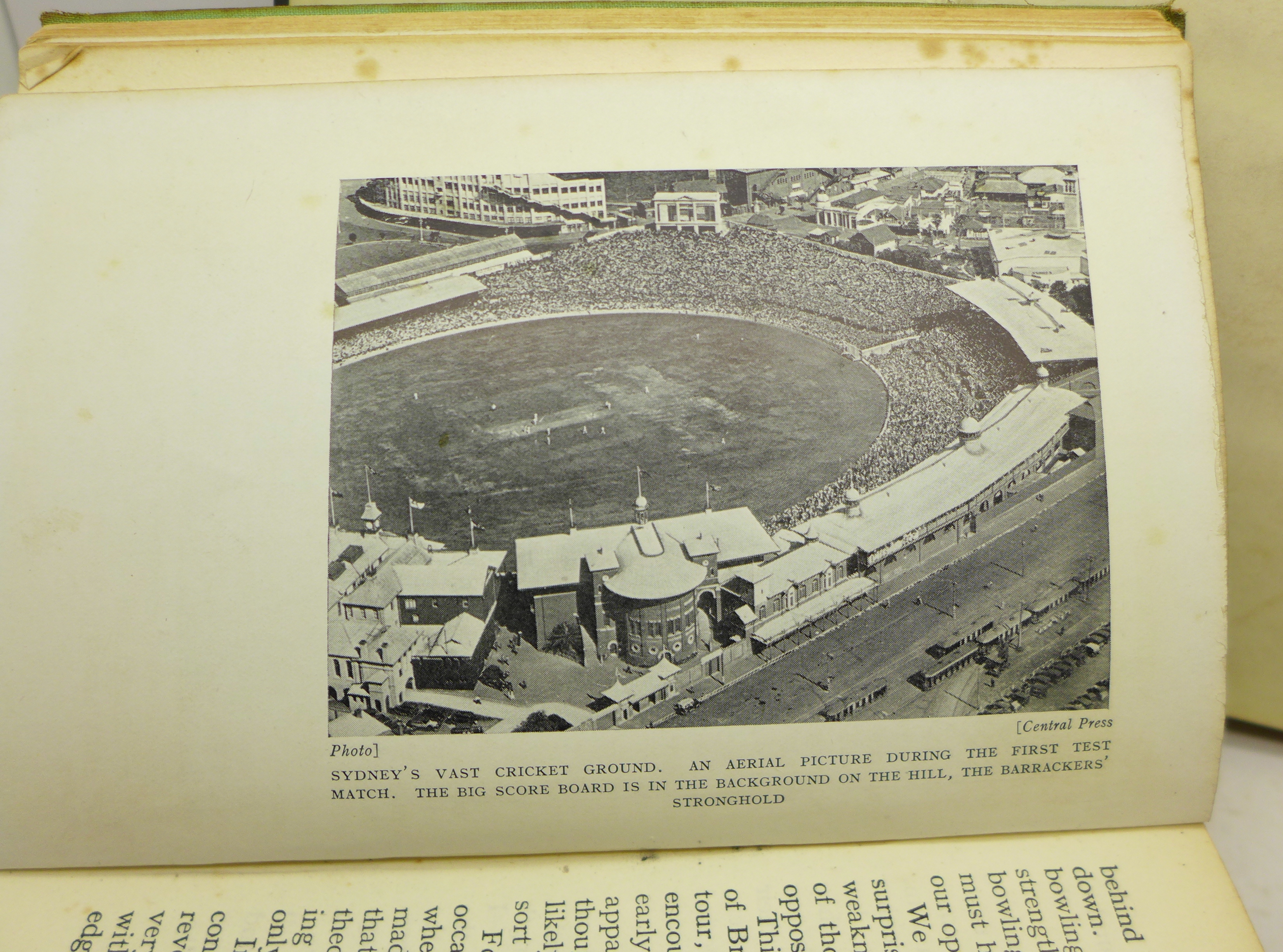 Two cricket books; In Quest of the Ashes by D.R. Jardine and Cricket by W.G. - Image 4 of 7