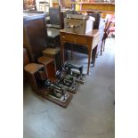 Five sewing machines