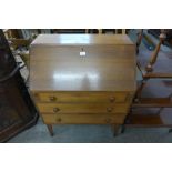 A teak bureau