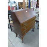 A mahogany bureau