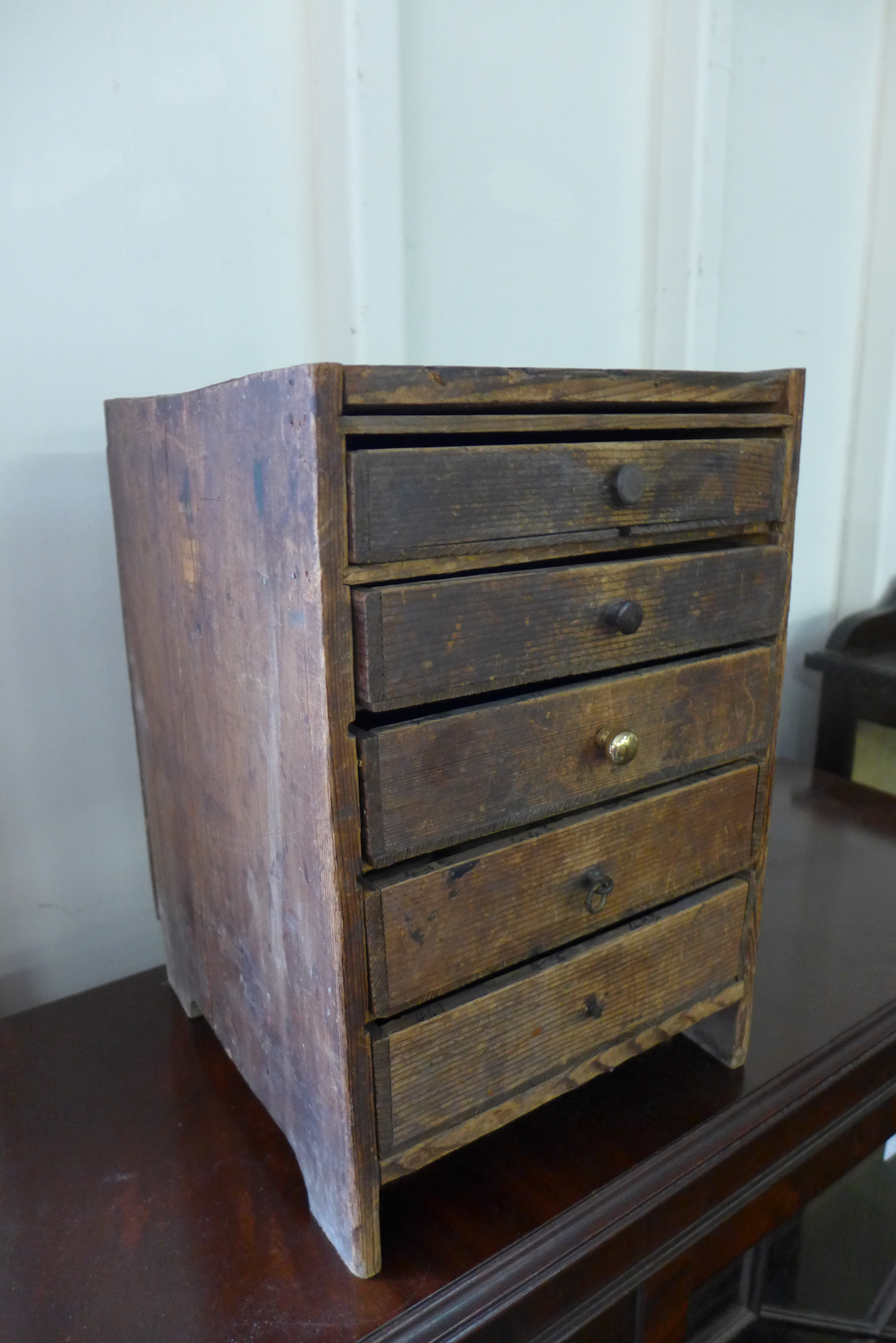 A table top watchmaker's chest