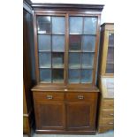 A Victorian mahogany bookcase