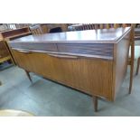 A teak sideboard