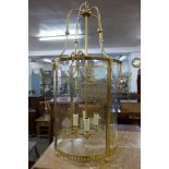 A Neo-classical style ormolu lantern