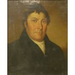 English School (19th Century), portrait of a gentleman, oil on canvas, 53 x 43cms,