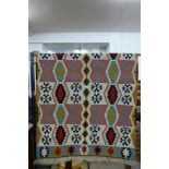 A Turkish Kilim rug, wool and nylon,