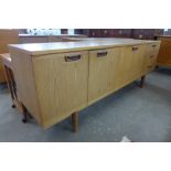 A teak sideboard