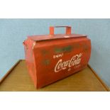 A reproduction Coca-Cola box