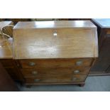 A George III mahogany bureau