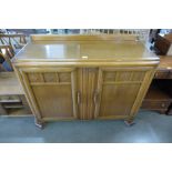 An Art Deco oak sideboard