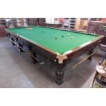 A full size snooker table,