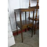 A George III mahogany night stand