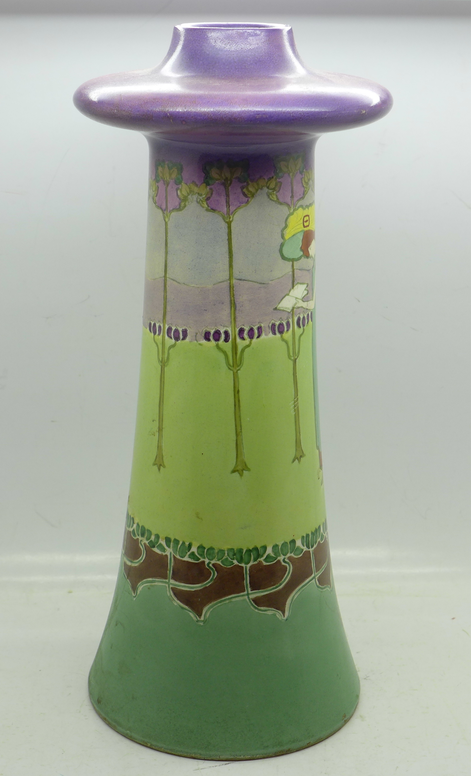 Spencer Edge, an Art Nouveau vase, made exclusively for Goodyers, Regent Street West,