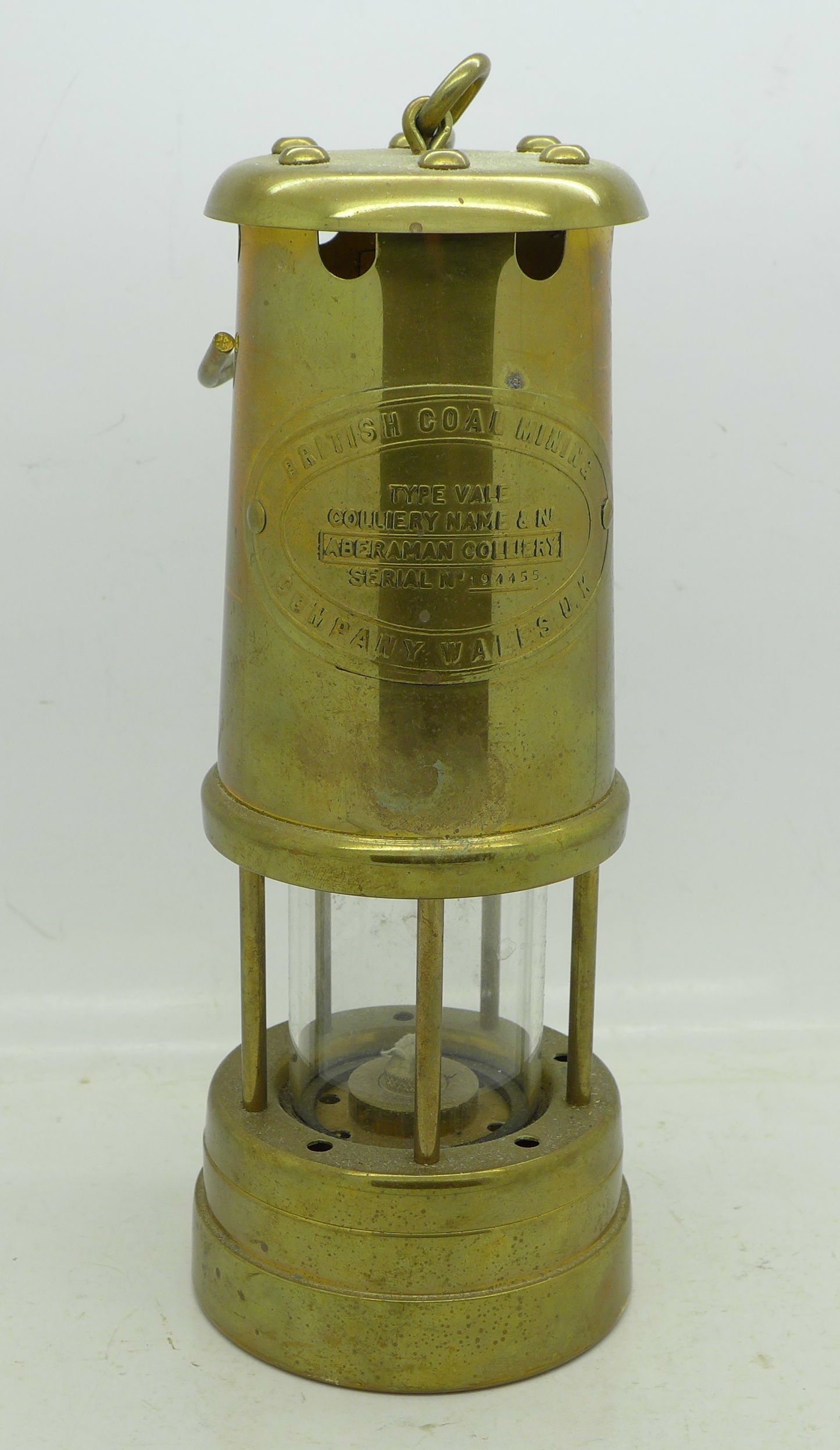 A miner's lamp