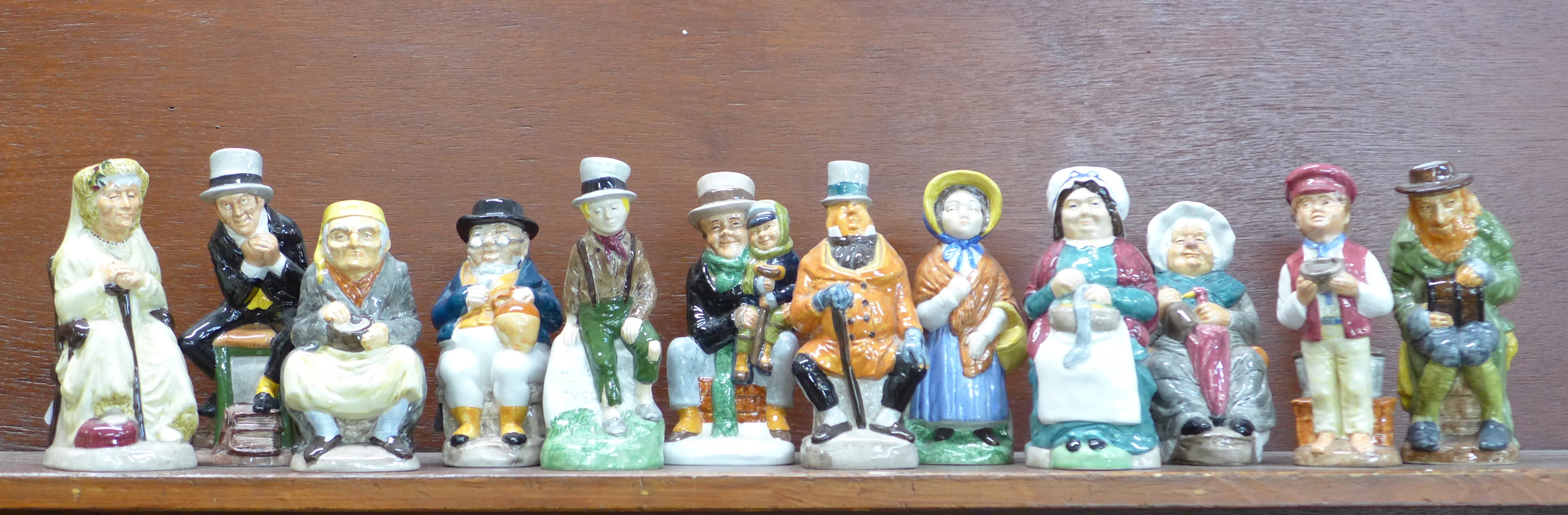 A collection of twelve Toby jugs, The Charles Dickens Collection, Wood & Sons for Franklin, 14.