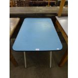 A Formica topped kitchen table