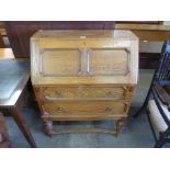 An oak bureau