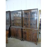 Two mahogany bookcases