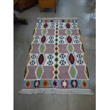 A Turkish Kilim rug, wool and nylon,