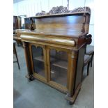 A Regency rosewood side cabinet