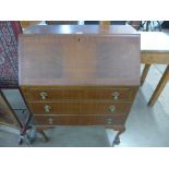 A mahogany bureau