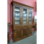 A Victorian mahogany bookcase