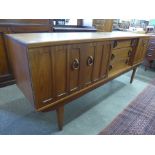 A teak sideboard