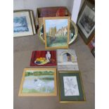 Sheila M Strauss, a large quantity of oils, watercolours and sketches,