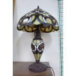 A Tiffany style table lamp