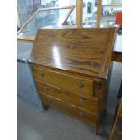 An oak bureau