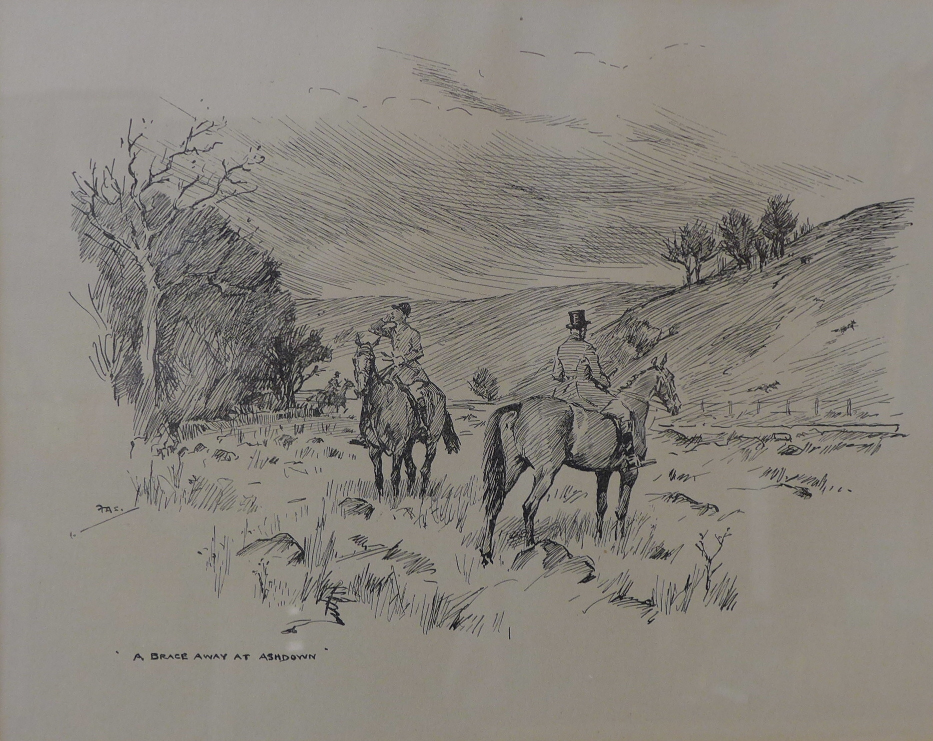 A set of three hunting scene prints, - Image 4 of 4