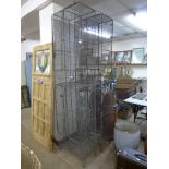 A pair of wirework cages