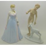 A Royal Doulton Pretty Ladies figure, Charlotte, signed,