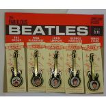 The Fabulous Beatles Guitar Jewellery brooches,