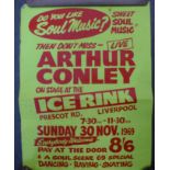 An Arthur Conley Soul Music poster