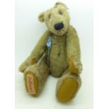 An Ooak Artisan Bear, Eddy, designed by Jo Nevill,