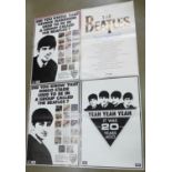 Four The Beatles posters