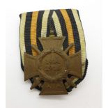 A German 1914-1918 mounted cross medal