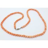 A vintage coral necklace