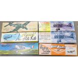 Four Keilkraft model kits,