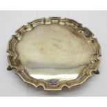 A silver tray, 131g,