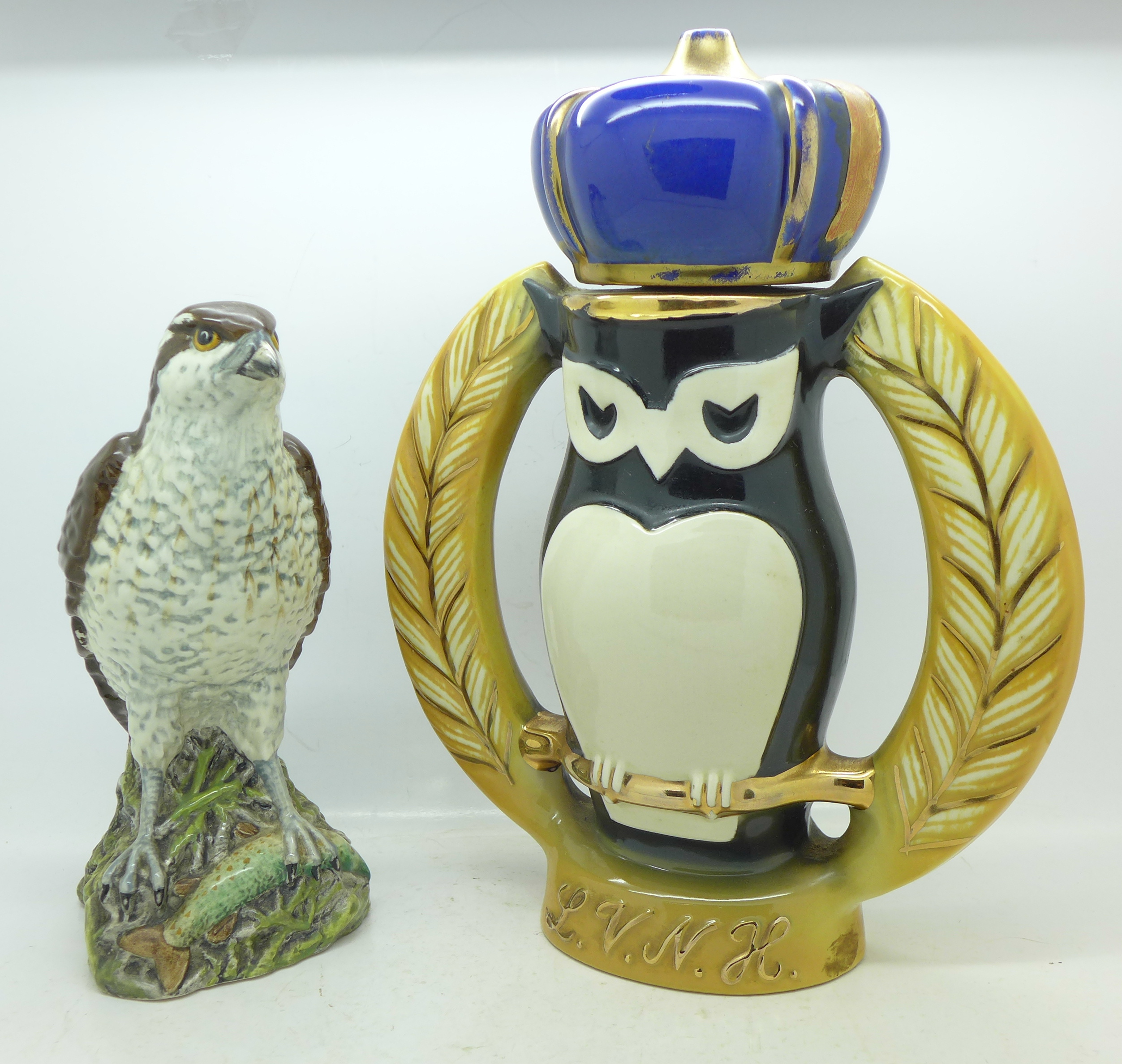 A Beswick Beneagles Osprey decanter and a James B.