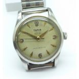 A Tudor Oyster Royal wristwatch, the button marked Rolex Oyster,