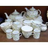 Grosvenor and Royal Chelsea bone china tea and coffee ware,