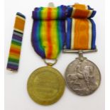 A pair of WWI medals to 178532 Dvr. H. Kempner, R.A.