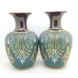 A pair of Lovatt Langley vases,