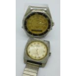 Two gentleman's wristwatches;